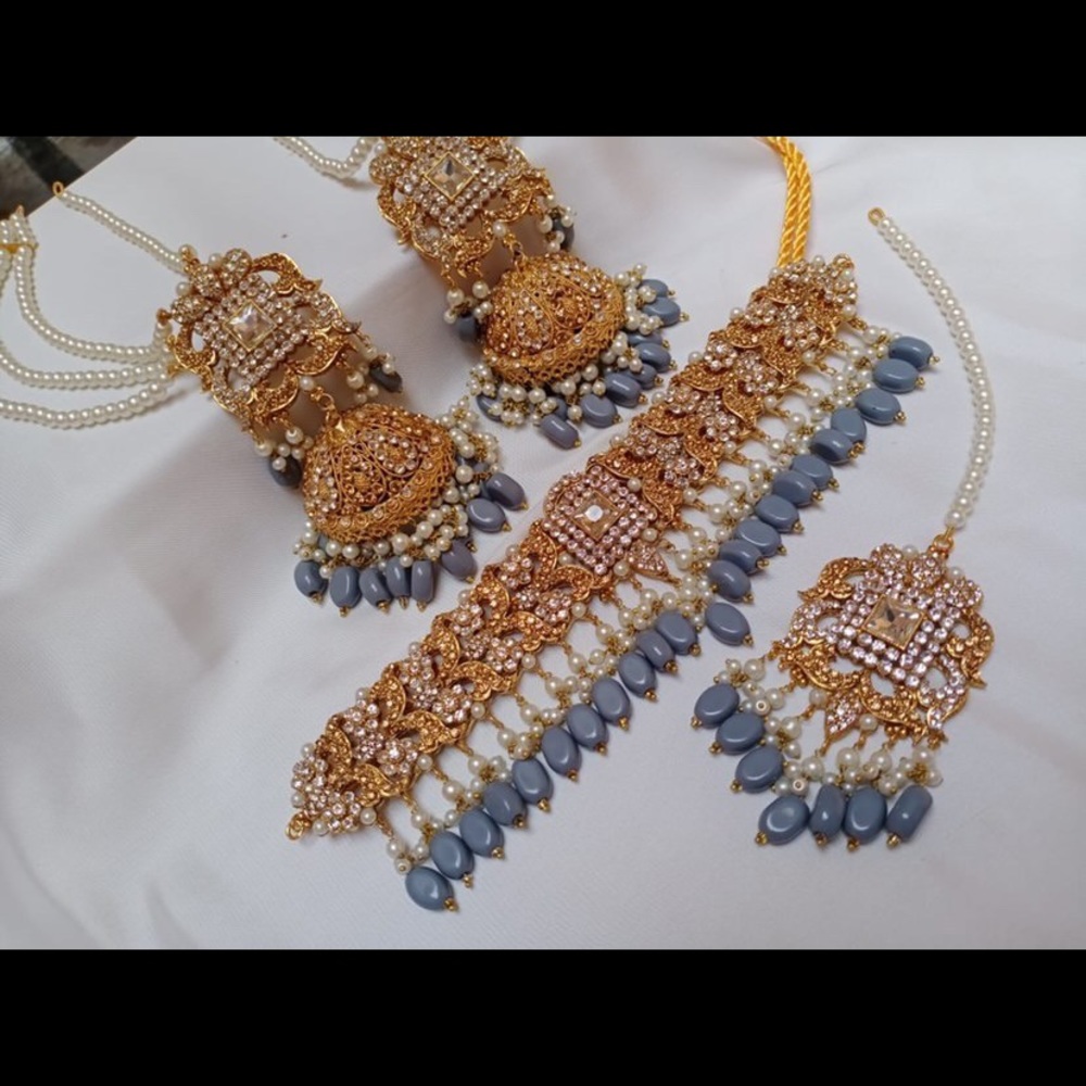 4 piece indian jewelry set